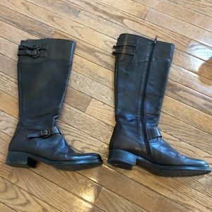 Aldo Brown Leather Riding Boots size 41